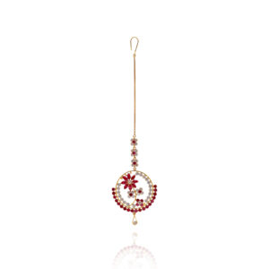 Golden Blossom Maang Tikka