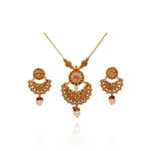 Golden Cascade Chain Set for Women