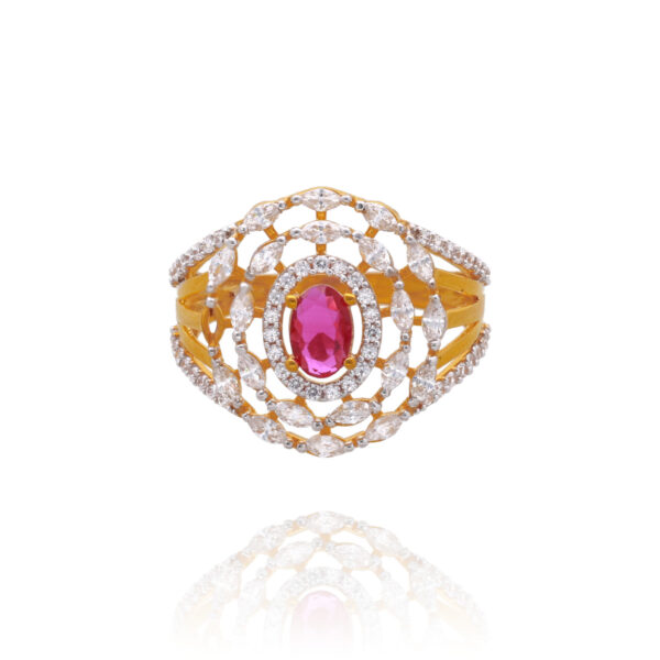 Golden Diva Ring - Ultimate Party Statement