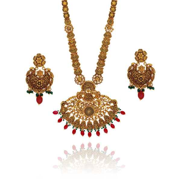 Golden Embrace Vintage-Inspired Long Set