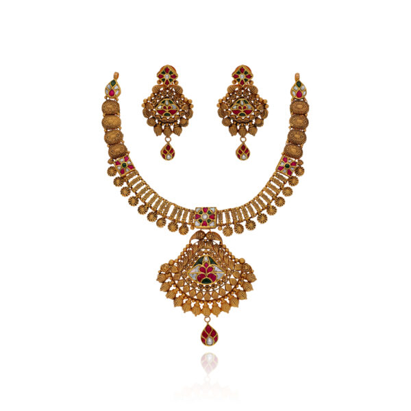 Golden Glow Necklace Set