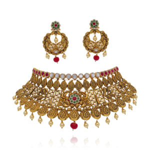 Golden Grandeur Antique Choker for Unforgettable Occasions