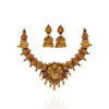 Golden Mandala Temple-Inspired Necklace