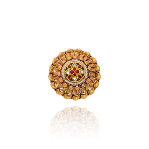 Golden Perfection Cocktail Ring for Women
