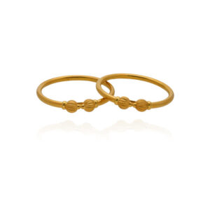 Golden Serene Bangles of Pure Elegance