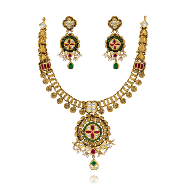 Golden Serenity Wedding Necklace