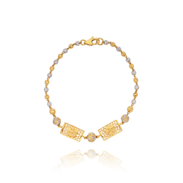 Golden Tidal Shine Bracelet for Women