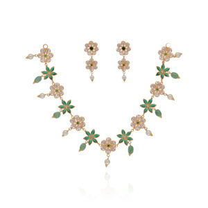 Golden Tranquility Necklace Set