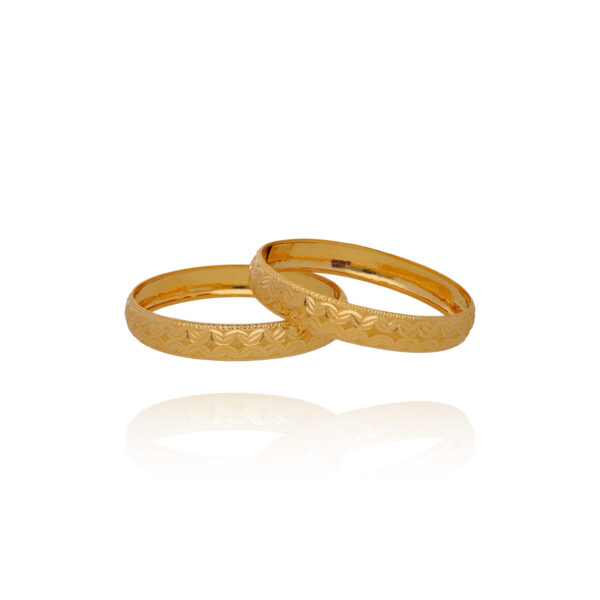 Golden Twirl Bangles