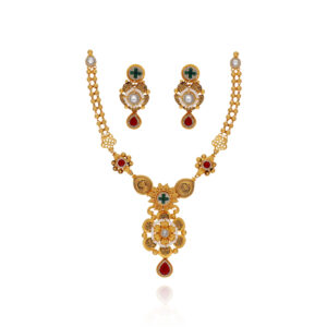 Golden Whisper Necklace Set