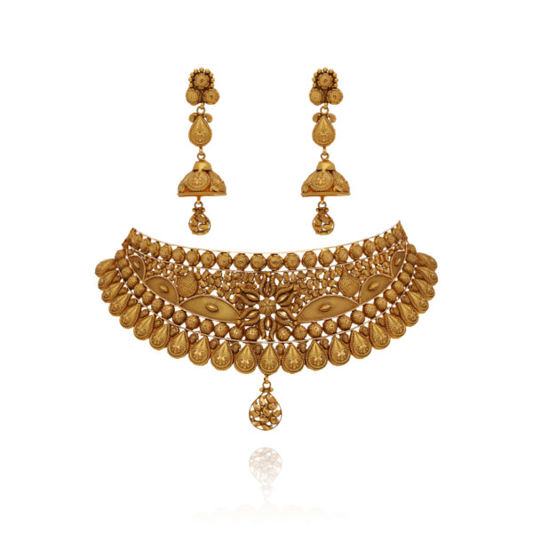 Golden Whispers Choker Set