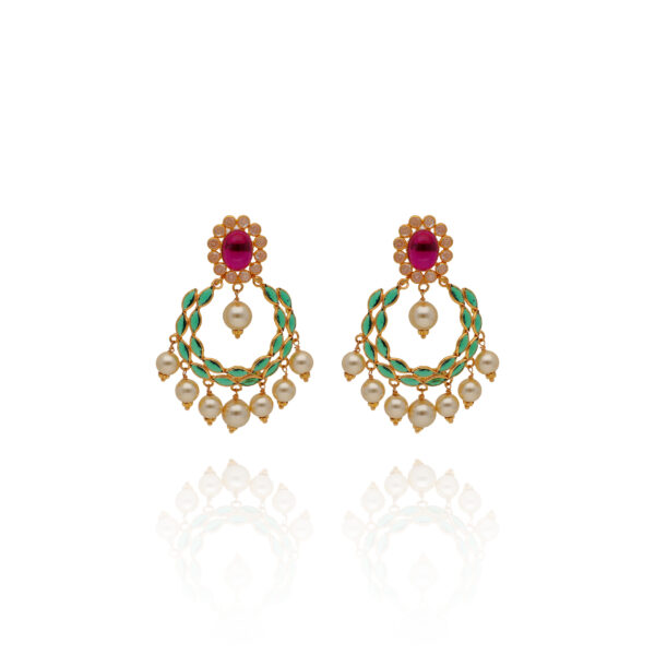 Gracefall Gleam Gold Long Earrings