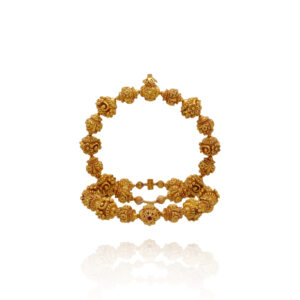 Graceful Rounds Gold Bangles