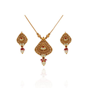 Halo Gold Chain Set for Women