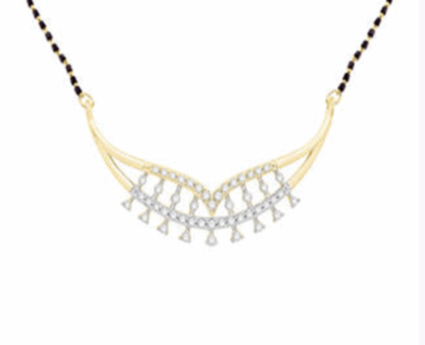 Harmonious Love Diamond Tanmaniya Mangalsutra