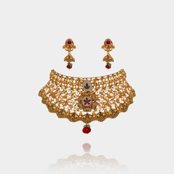 Heirloom Glow Gold Choker Set