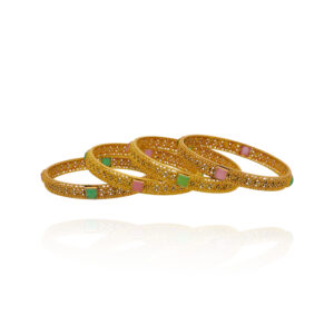 Heritage Glow Gold Bangles