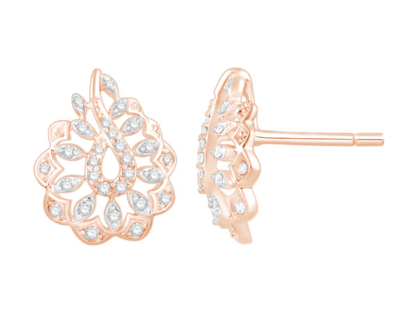 Infinity Flicker  Diamond Earring