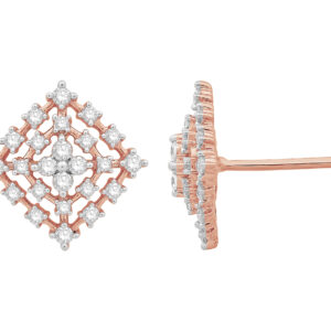Infinity Flicker  Diamond Earring