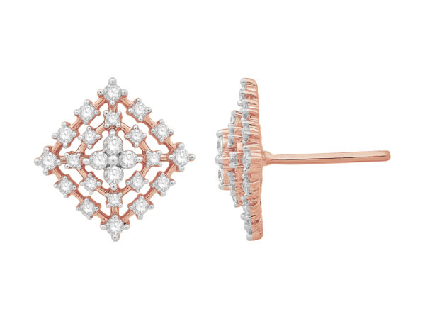 Infinity Flicker  Diamond Earring