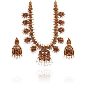 Luminous Mirage Gold Necklace Set