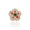 Lumora Flame Gold Cocktail Ring