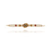 Lustre Line Gold Tennis Bracelet for Women