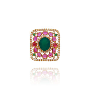 Luxe Envy Gold Cocktail Ring