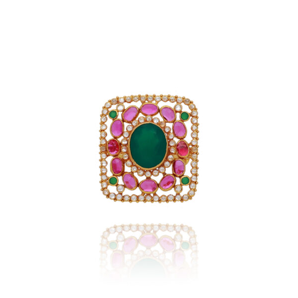 Luxe Envy Gold Cocktail Ring