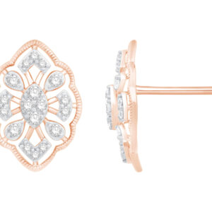 Luxe Flora Diamond Earring