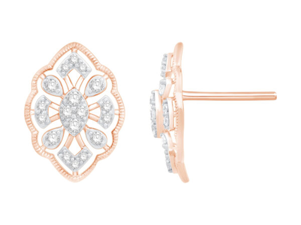 Luxe Flora Diamond Earring