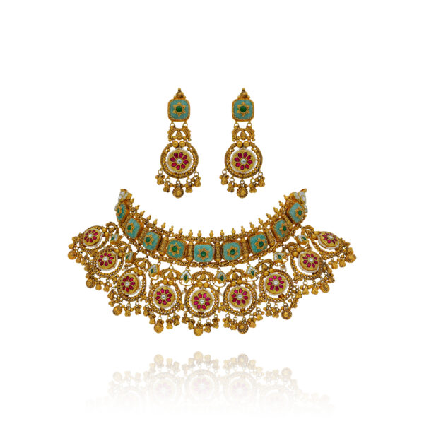 Luxe Heritage Gold Necklace Set