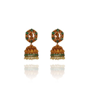Majestic Drops Gold Jhumki