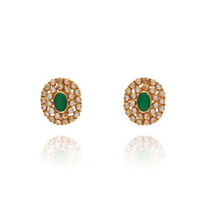 Molten Verse Gold Tops Earrings for Women
