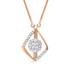 Moonbeam Mirage Diamond Pendant with Earrings