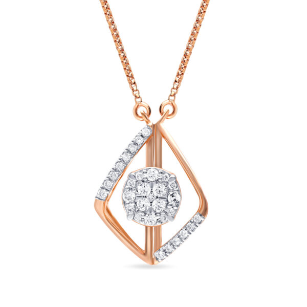 Moonbeam Mirage Diamond Pendant with Earrings