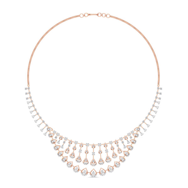 Moonlit Garden Diamond Necklace Set
