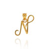 My Golden Letter Pendant