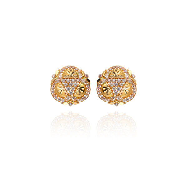 Opulent Gleam Gold Earrings