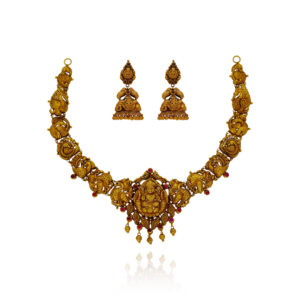 Premium Gold Necklace Set for Her