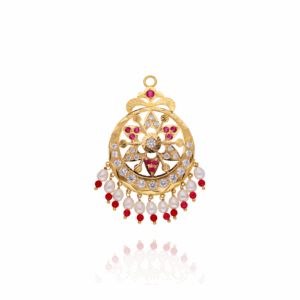 Queen's Crest Gold Maang Tikka
