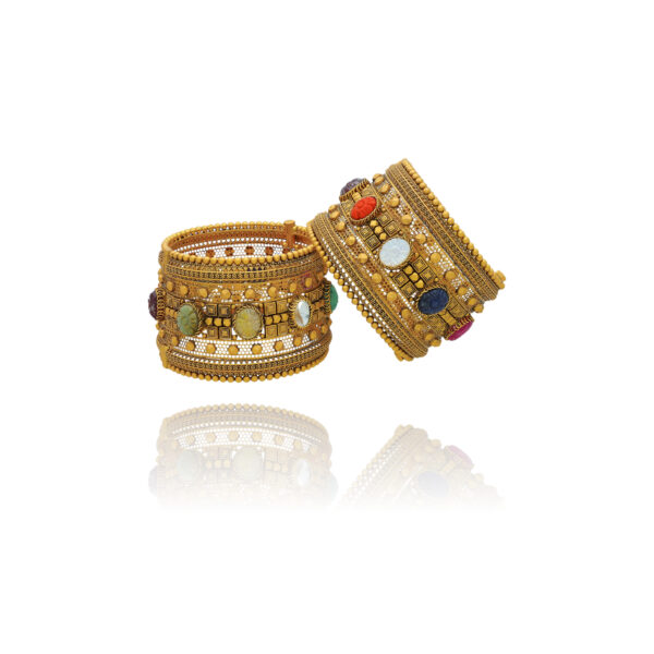 Queen's Grace Gold Bangles