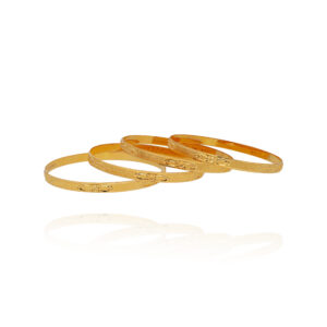 Radiant Aura Gold Bangles