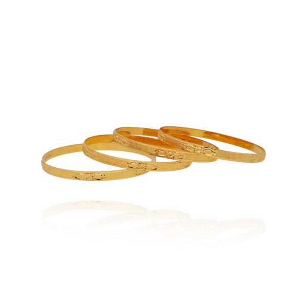 Radiant Aura Gold Bangles