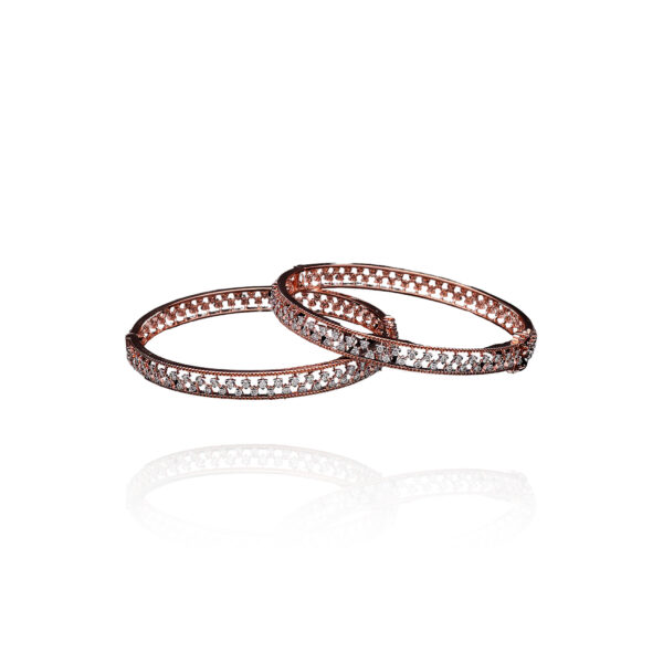 Radiant Royal Diamond Bangles