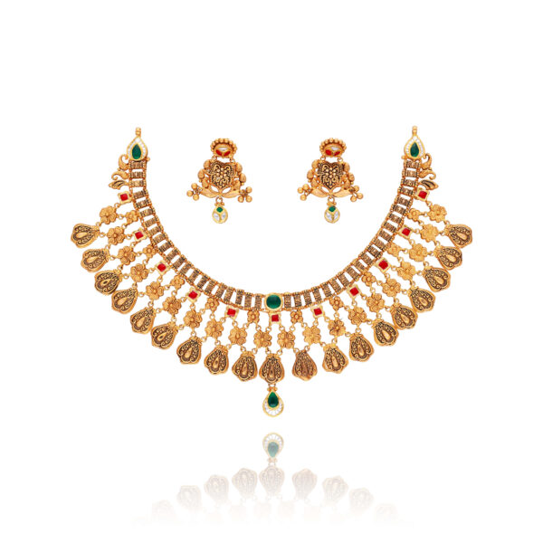 Radiant Twilight Gold Necklace Set