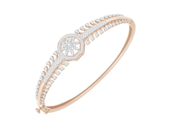 Radiant Whirlwind Diamond Bangle