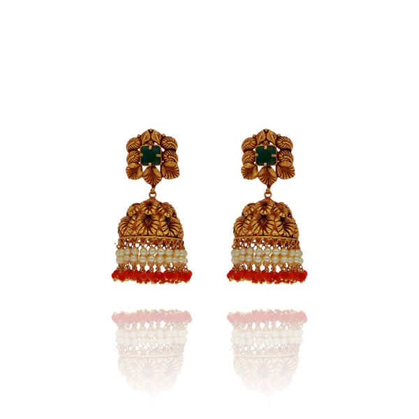 Refined Charm Gold Jhumki