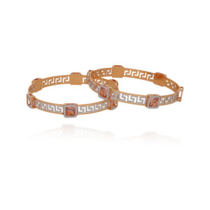 Regal Grace Gold Bangles for Women