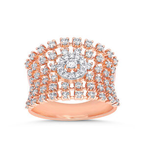 Rose Sparkle Diamond Ring